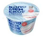 Сметана 20% Коломенское БЗМЖ 180 г