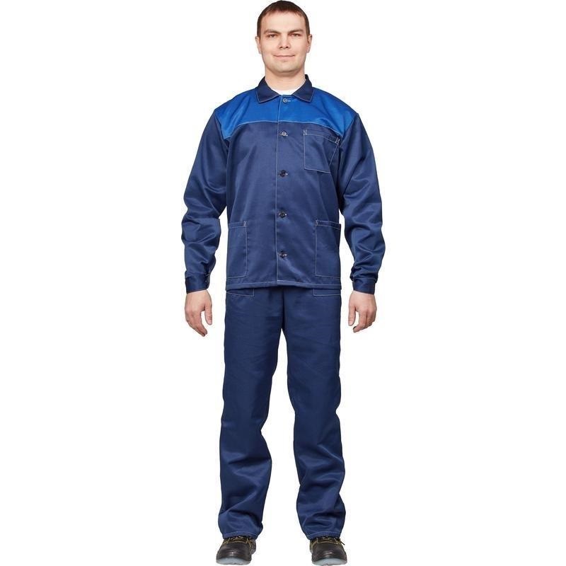 

Костюм рабочий NoBrand 829870-K синий 56-58, 170-176