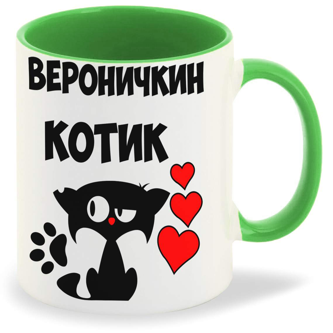 

Кружка CoolPodarok Вероничкин котик