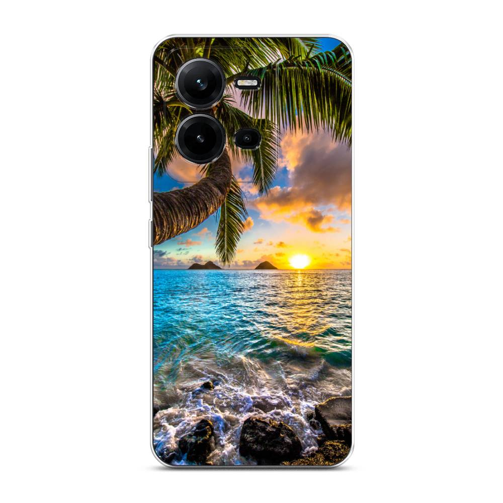 

Чехол Awog на Vivo V25 / Виво V25 "Восход 5", Голубой;желтый;зеленый