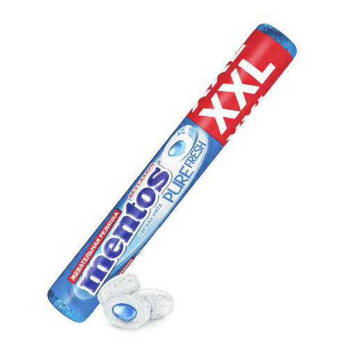 

Жевательная резинка Mentos Pure Fresh Свежая мята XXL 23 г 24 шт