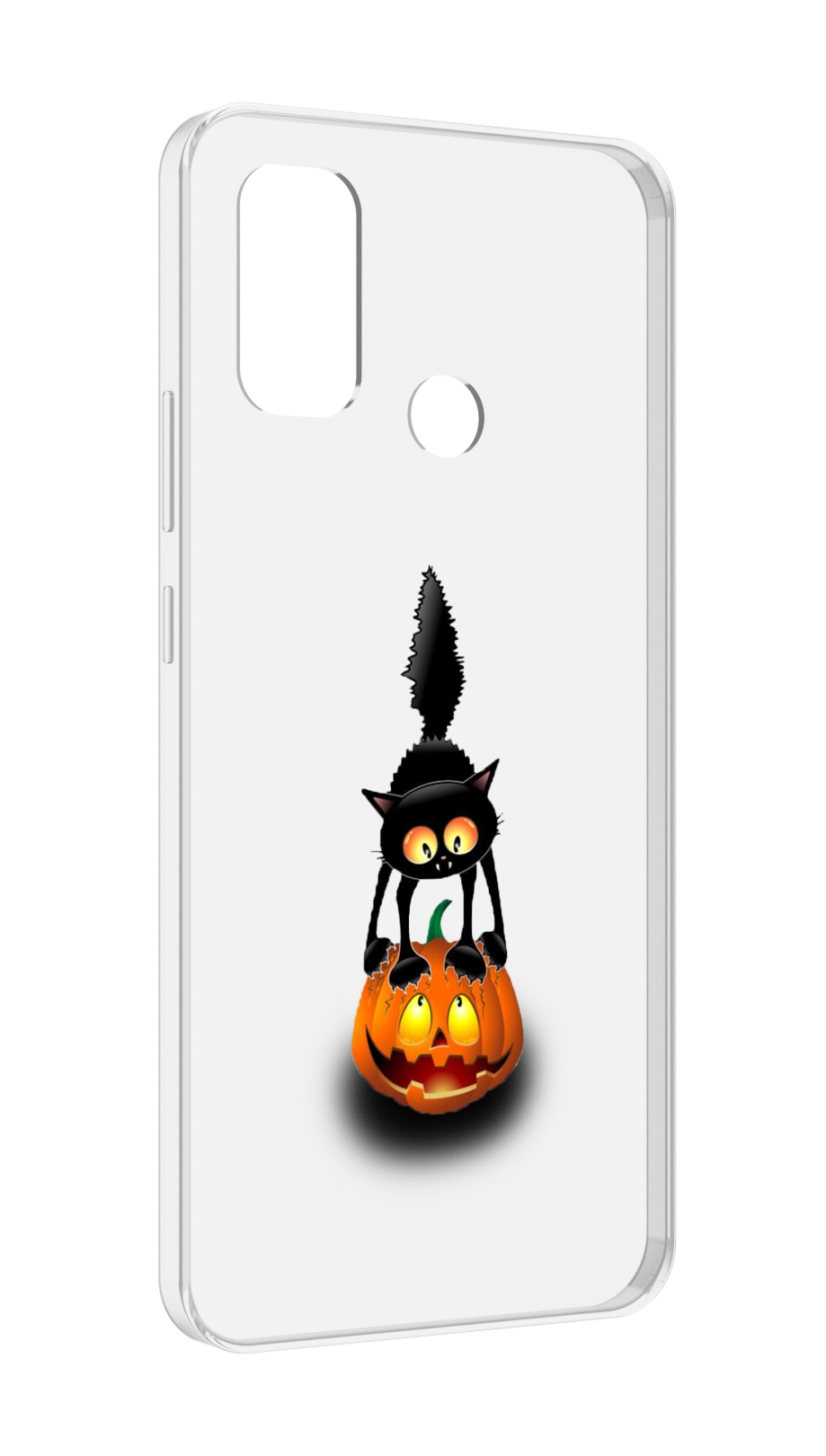 

Чехол MyPads Котик с тыквой для UleFone Note 10P/Note 10, Прозрачный, Tocco