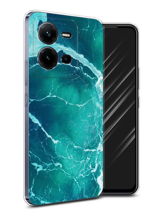 

Чехол Awog на Vivo V25 / Виво V25 "Изумрудный океан", Голубой;синий