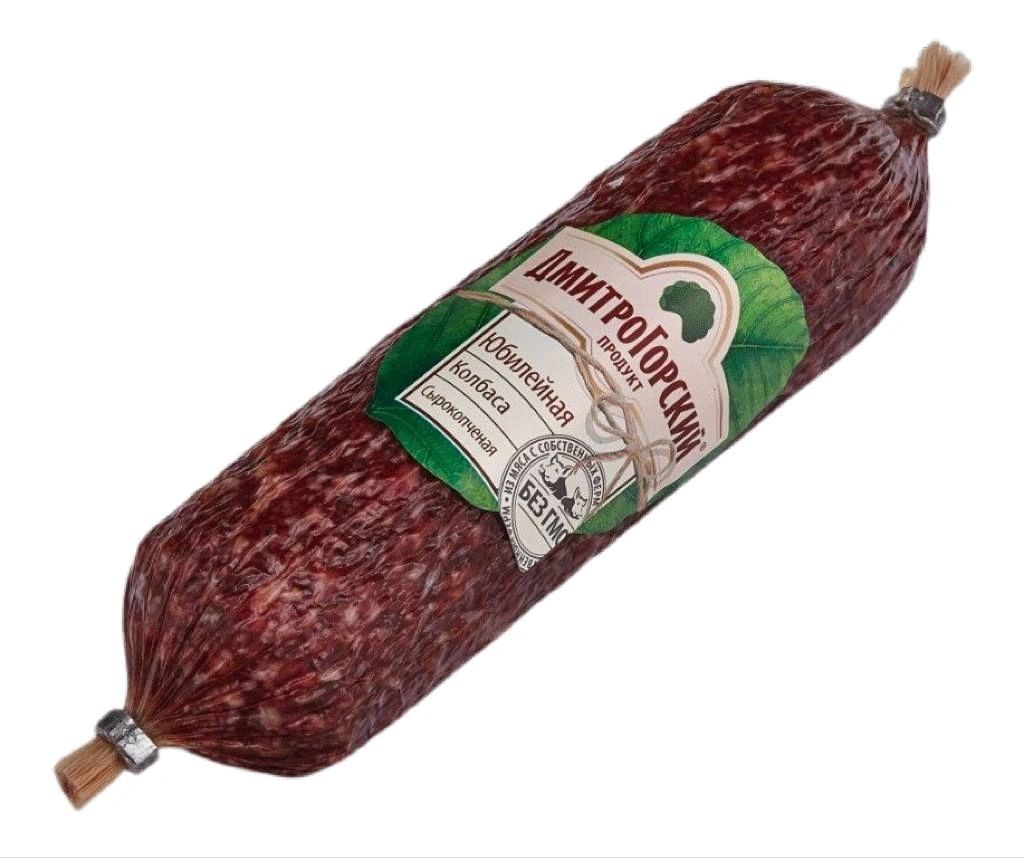 

Колбаса сырокопченая Дмитрогорский Продукт Праздничная +-240 г