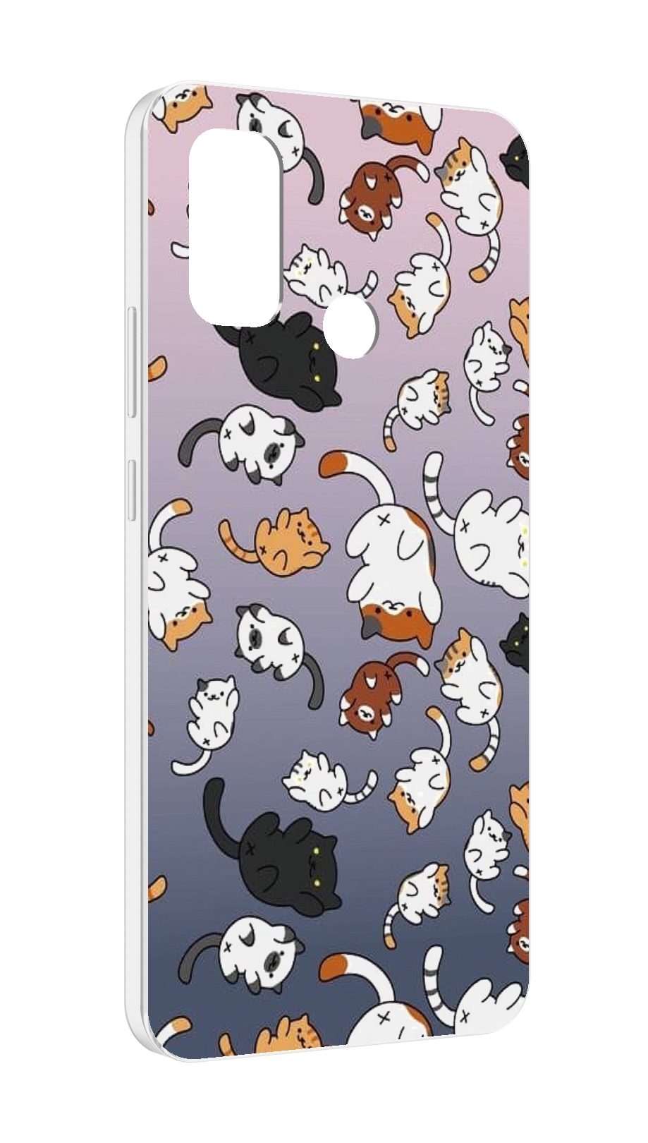 

Чехол MyPads Котики-летают для UleFone Note 10P/Note 10, Прозрачный, Tocco