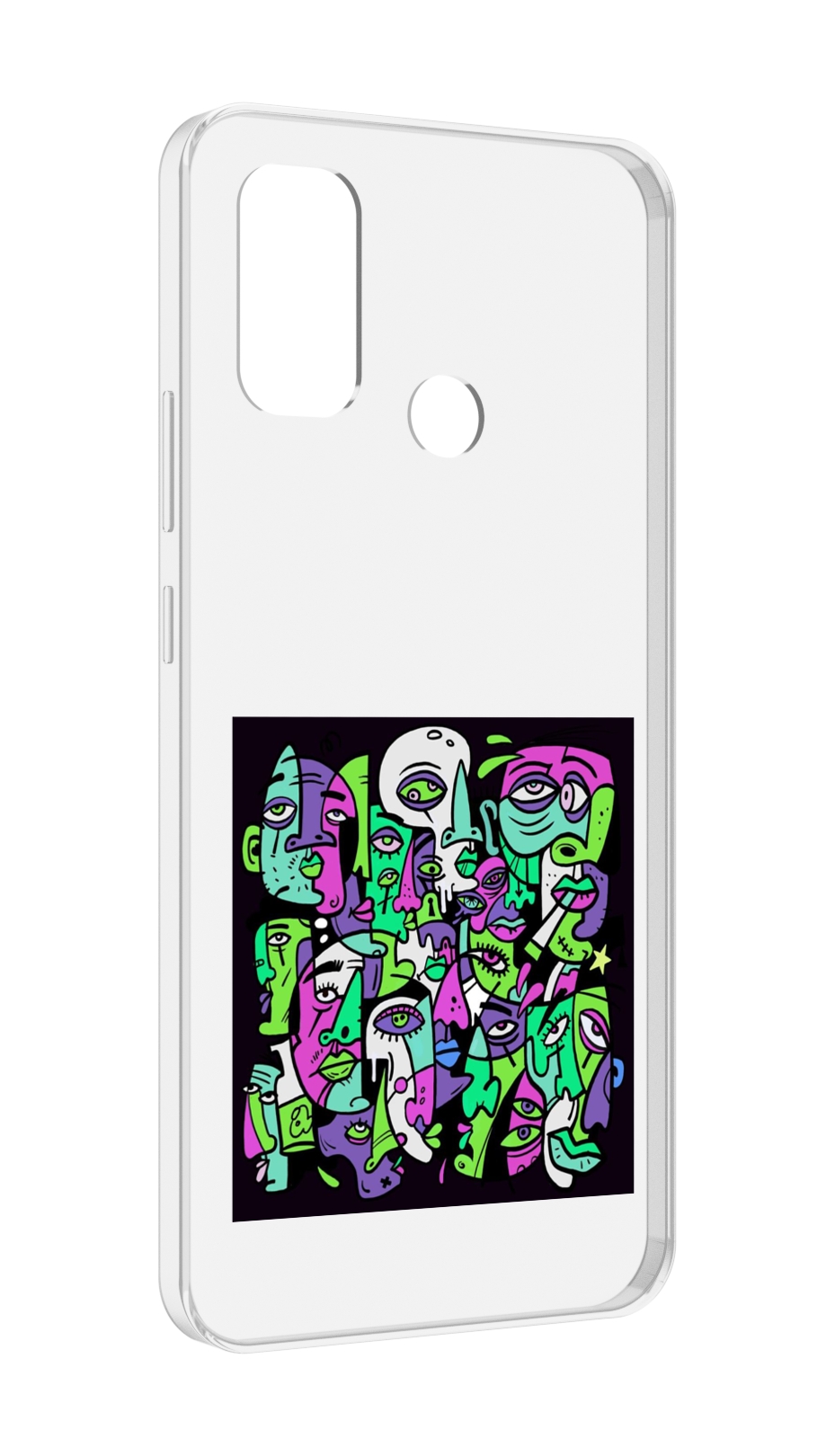 

Чехол MyPads Кривой эфир ATL для UleFone Note 10P/Note 10, Прозрачный, Tocco