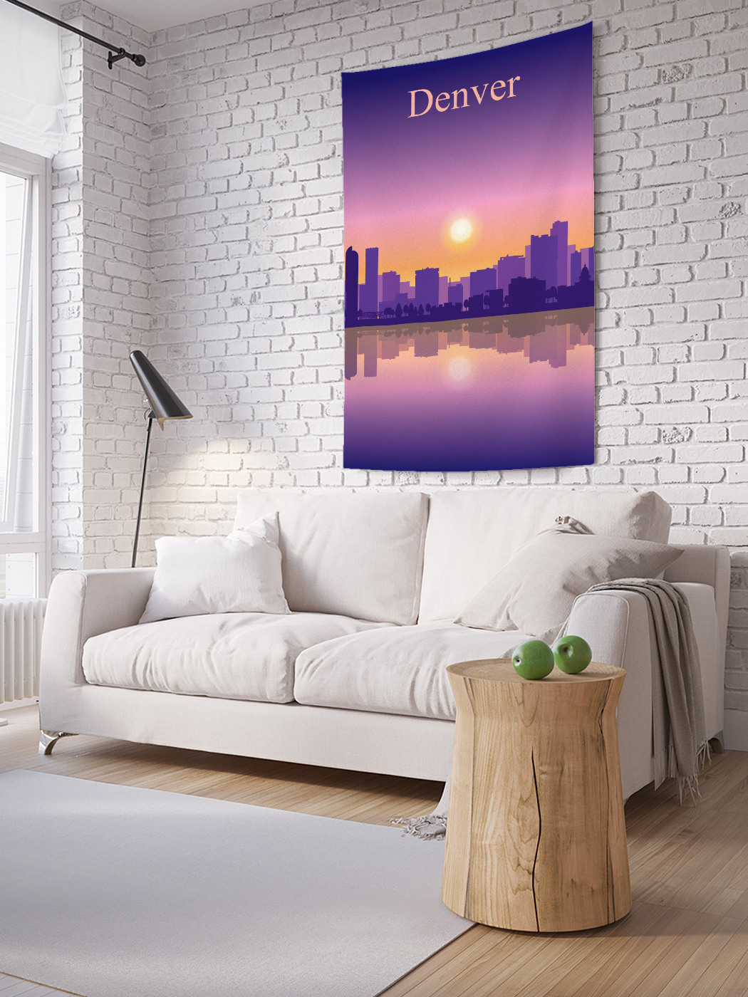 

Вертикальное фотопанно на стену JoyArty Утренний Денвер 150x200 см, Утренний Денвер