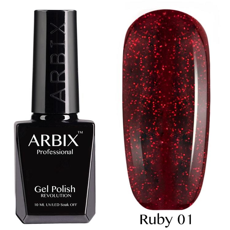 Гель-лак Arbix Ruby 01 Сомберерро 10 мл в поисках ниндзя