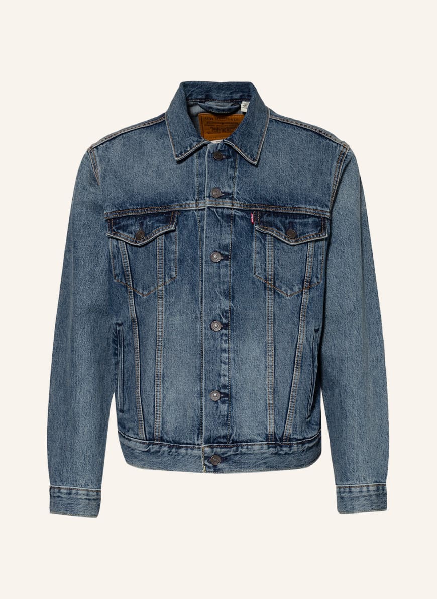 фото Джинсовая куртка мужская levi's 1001392403 синяя l (доставка из-за рубежа)