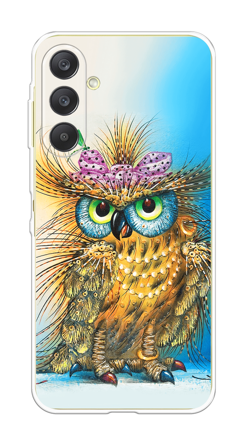 

Чехол на Samsung Galaxy A26 5G Модная сова, Коричневый;голубой, 2110750-1