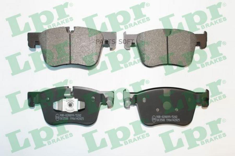 

Lpr 05P2025 Колодки Тормозные Peugeot 3008/5008 16- Передние
