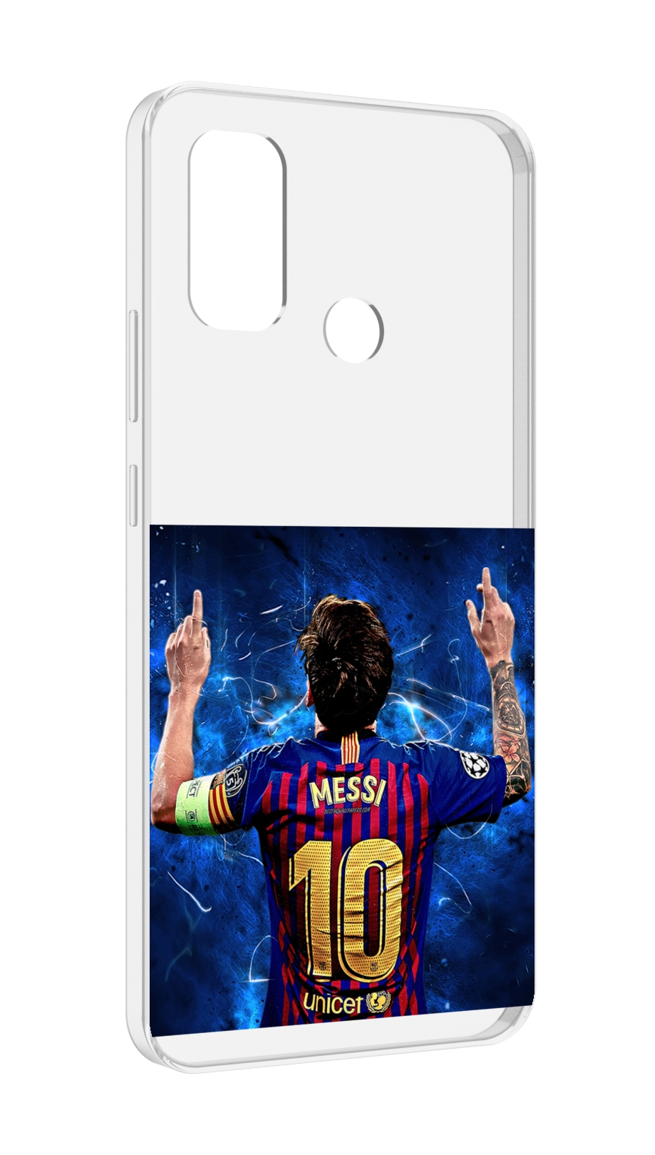 

Чехол MyPads Месси-10 мужской для UleFone Note 10P/Note 10, Прозрачный, Tocco
