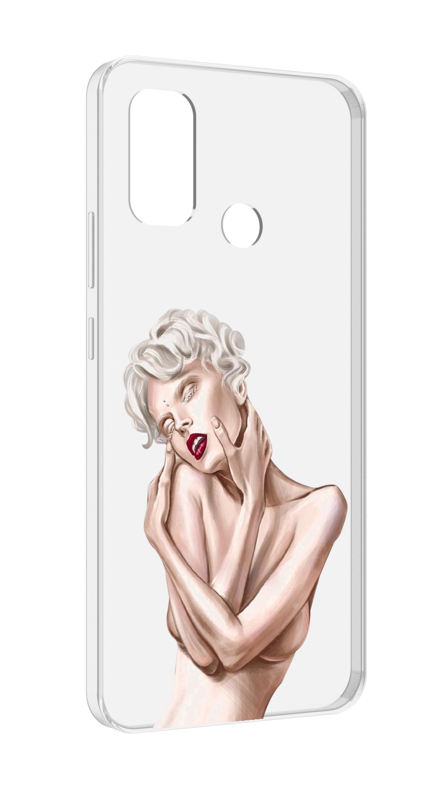 

Чехол MyPads Мигера женский для UleFone Note 10P/Note 10, Прозрачный, Tocco
