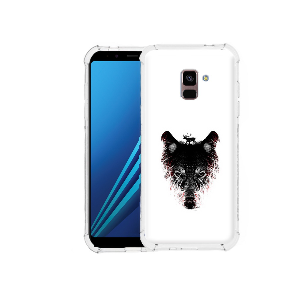 

Чехол MyPads Tocco для Samsung Galaxy A8 Plus волк в траве (PT119249.593.267), Tocco
