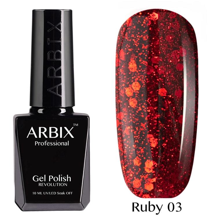 

Гель-лак Arbix Ruby 03 Испания 10 мл