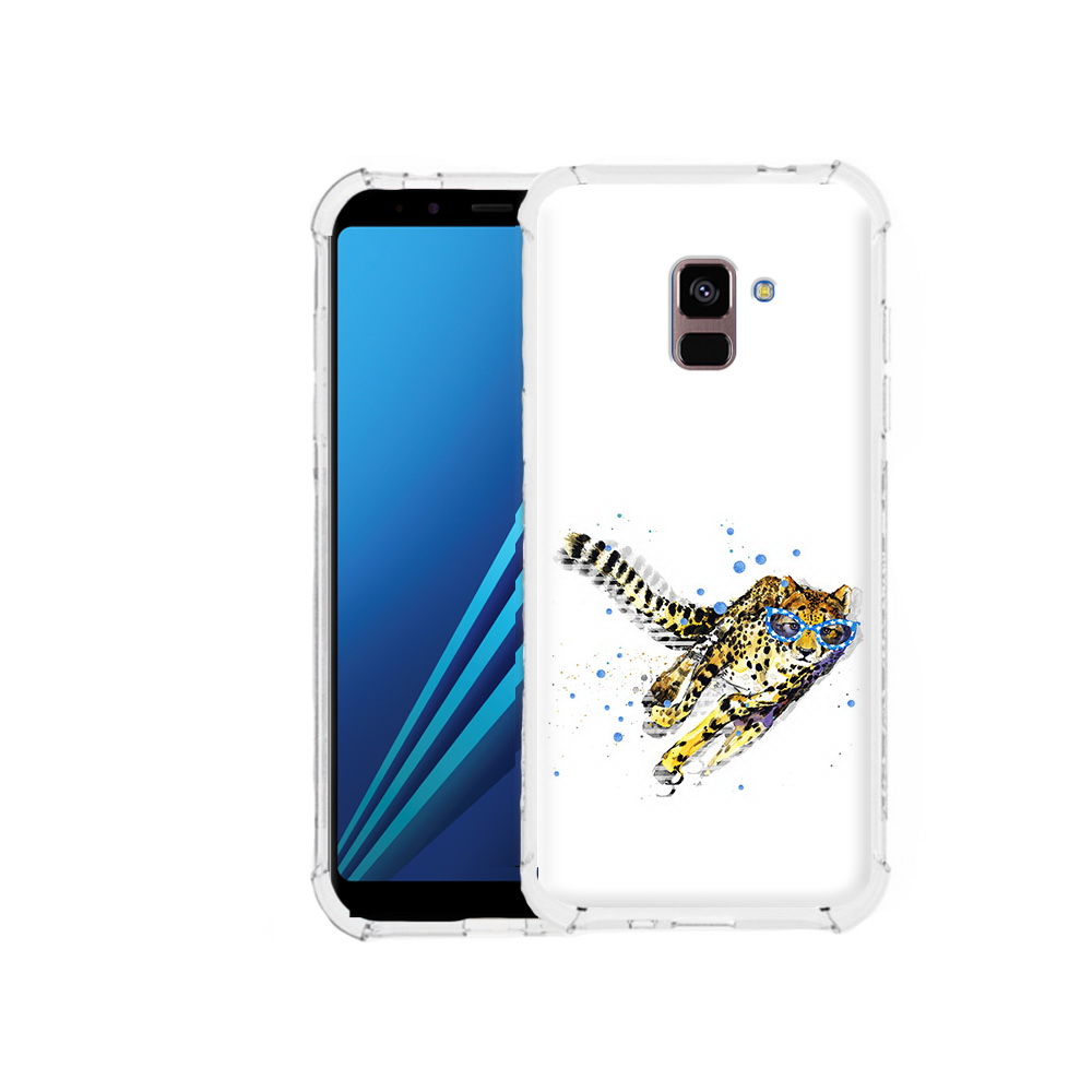 

Чехол MyPads Tocco для Samsung Galaxy A8 Plus гепард в очках (PT119249.593.287), Tocco