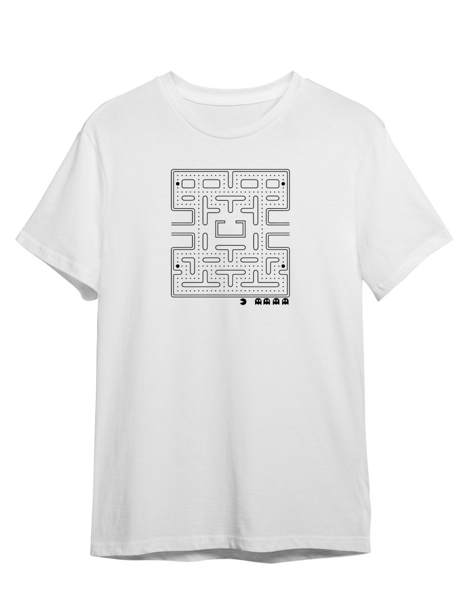 

Футболка унисекс Каждому Своё Pacman/Пакман/Pixel GMRT4 белая XL, Белый, "Pacman/Пакман/Pixel" GMRT4