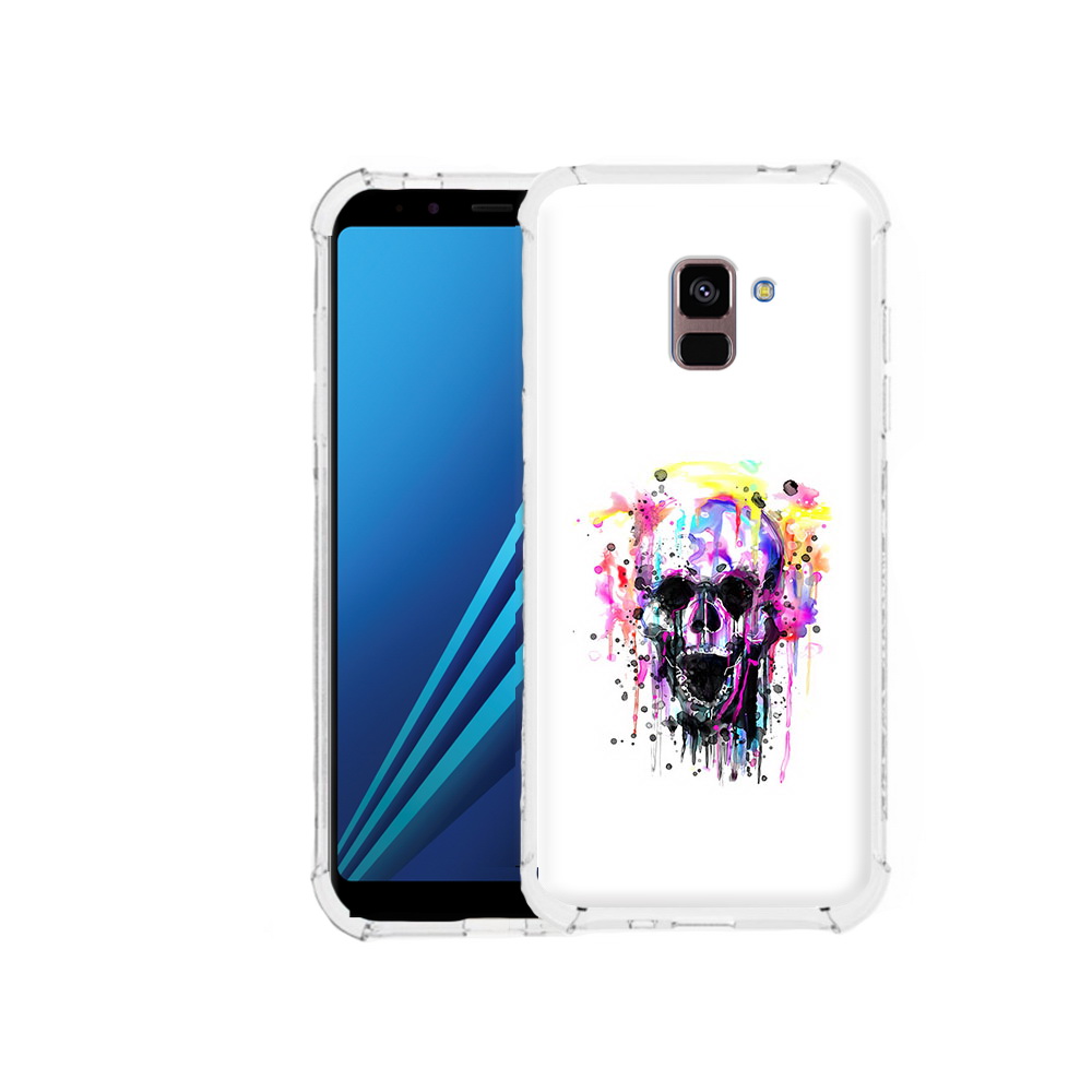 

Чехол MyPads Tocco для Samsung Galaxy A8 Plus граффити череп (PT119249.593.298), Tocco