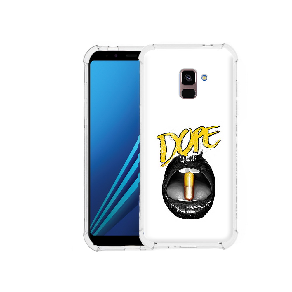 

Чехол MyPads Tocco для Samsung Galaxy A8 Plus губы (PT119249.593.303), Tocco