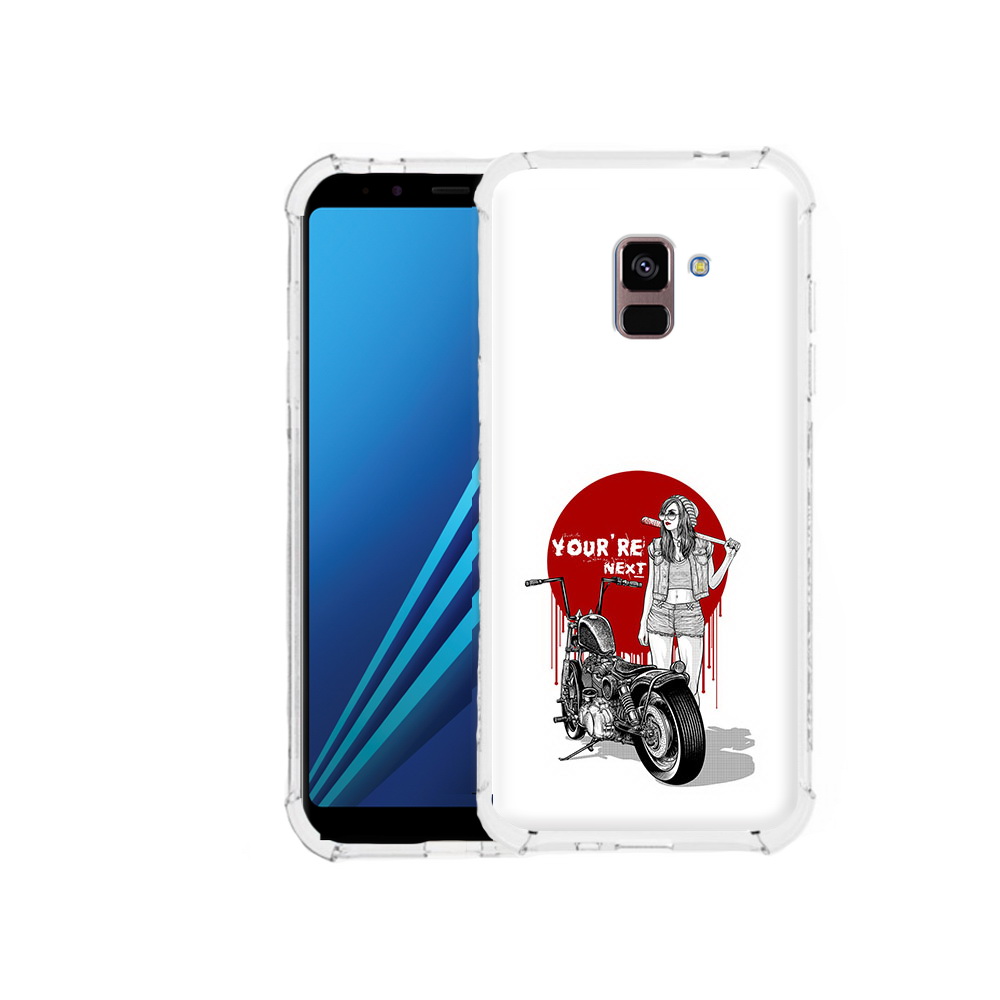 

Чехол MyPads Tocco для Samsung Galaxy A8 Plus девушка с мотоциклом (PT119249.593.315), Tocco