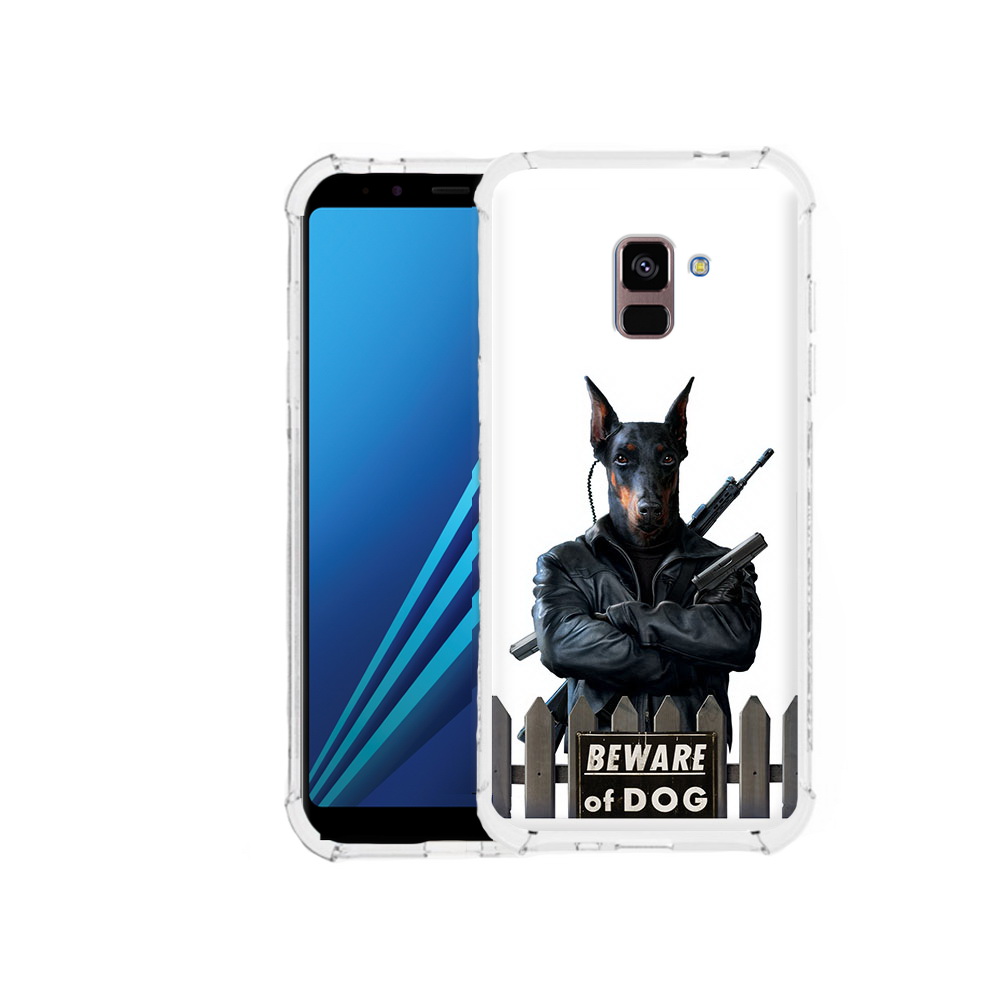 

Чехол MyPads Tocco для Samsung Galaxy A8 Plus доберман (PT119249.593.332), Tocco
