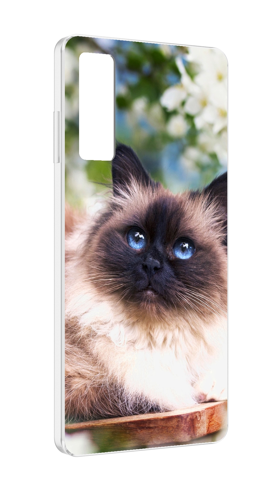 

Чехол MyPads порода кошка Бирман для TCL 20 5G, Прозрачный, Tocco