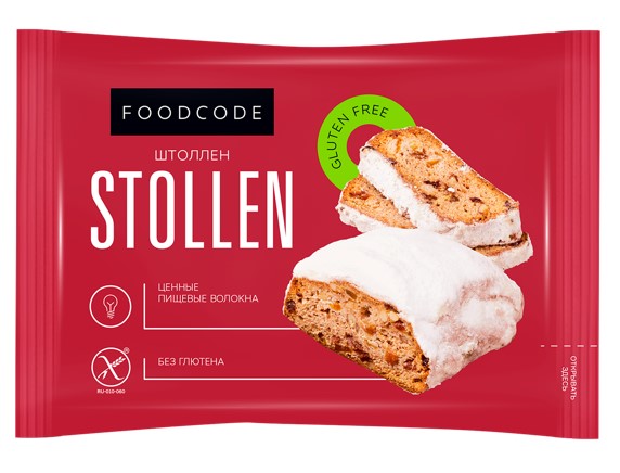 

Кекс Foodcode Штоллен 300 г