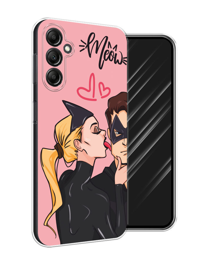 

Чехол Awog на Samsung Galaxy A15 "Kiss of Cat Woman", Розовый;черный;бежевый, 2108950-1