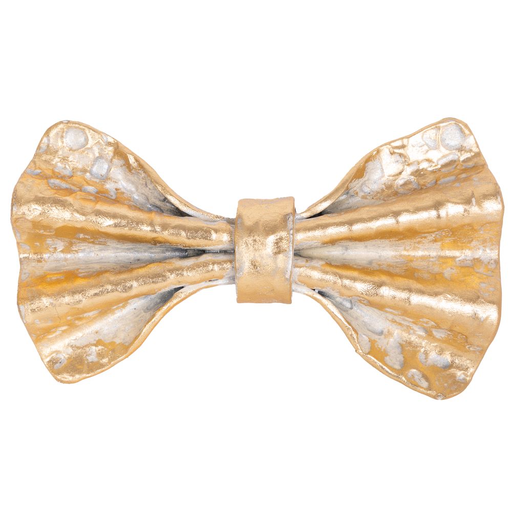 

Ручка мебельная Bogacho Саймон Бант Айвори, Белый;золотистый