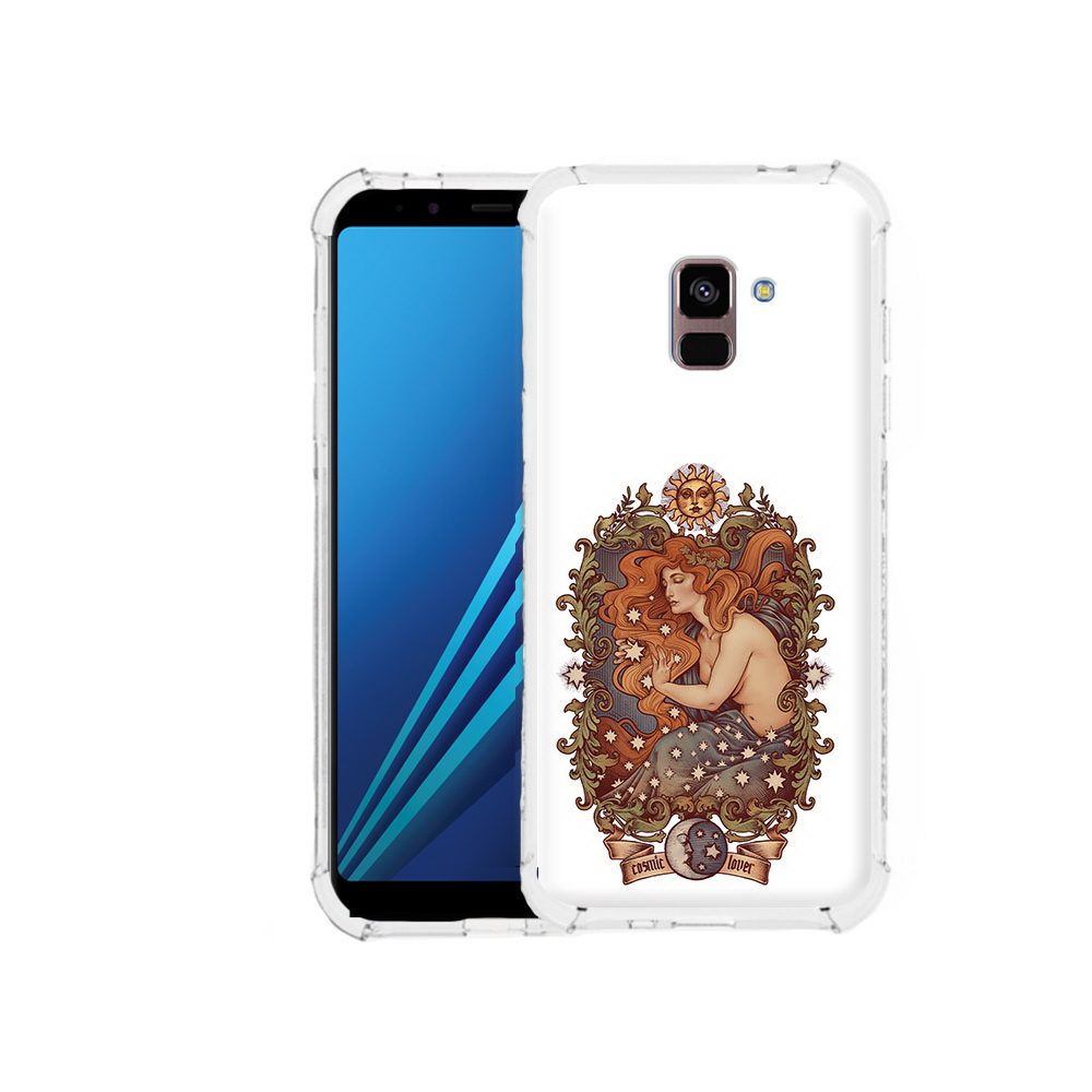 

Чехол MyPads Tocco для Samsung Galaxy A8 Plus звездная девушка абстракция, Tocco