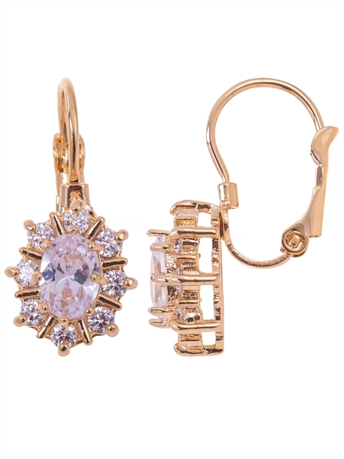 

Серьги из бижутерного сплава Lotus Jewelry 39E-40wz, хрусталь, 39E-40wz