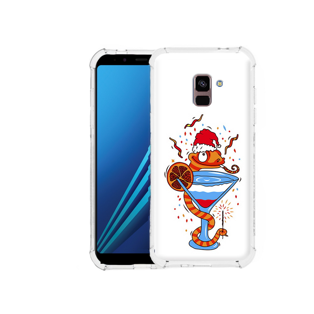 

Чехол MyPads Tocco для Samsung Galaxy A8 Plus змейка (PT119249.593.364), Tocco