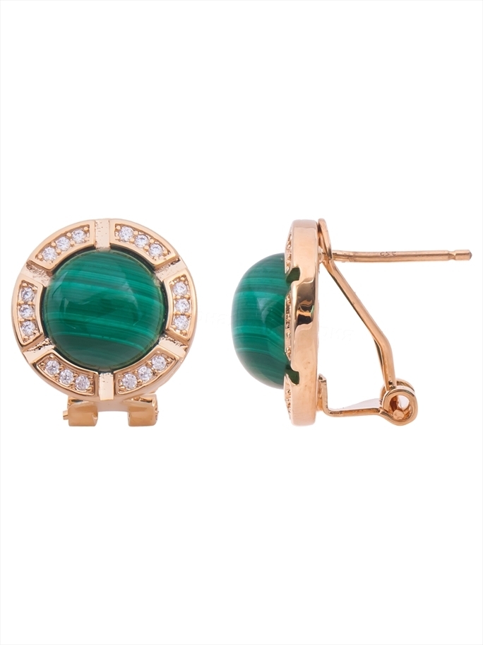 

Серьги из бижутерного сплава Lotus Jewelry 3044E-07ml, кошачий глаз, 3044E-07ml