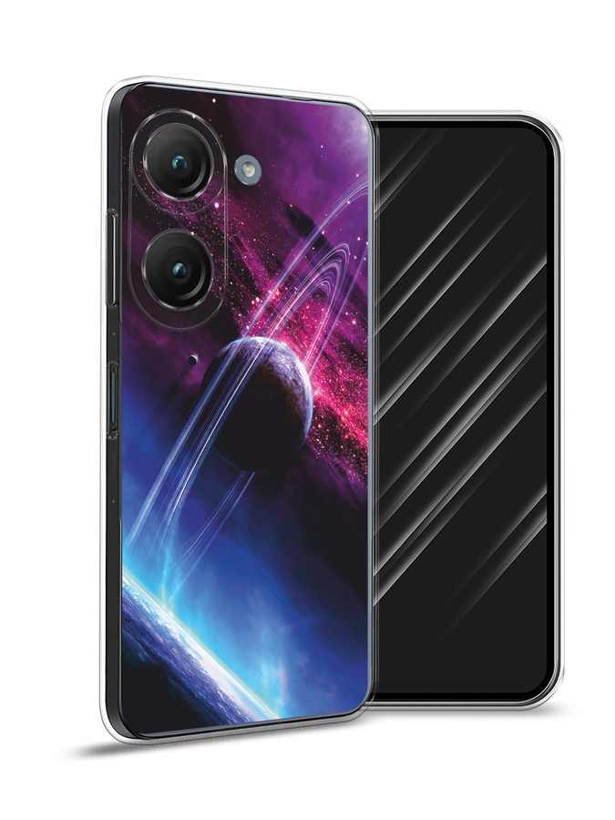 

Чехол Awog на Asus ZenFone 9 "Космос 17", Черный;фиолетовый, 44950-4