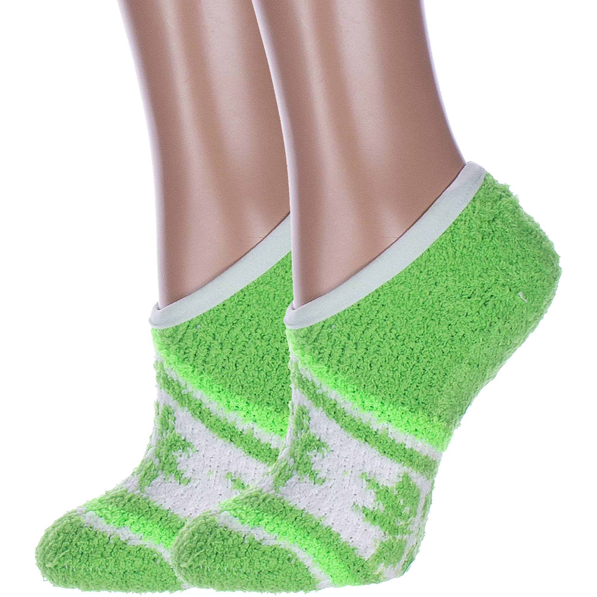 Комплект носков женских Hobby Line 2-Нжмту2151 зеленых 36-39, 2 пары