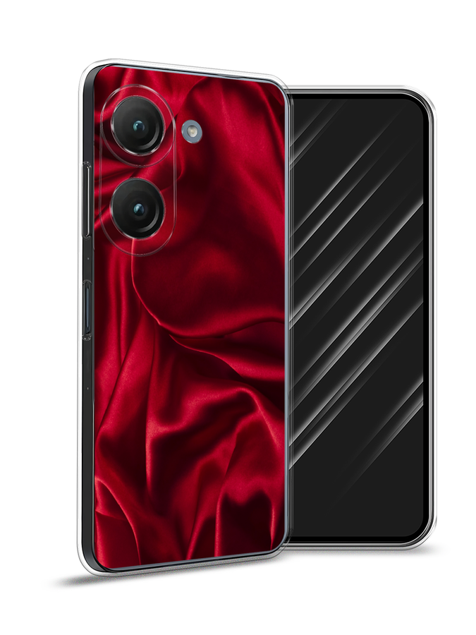 

Чехол Awog на Asus ZenFone 9 "Текстура красный шелк", 44950-3