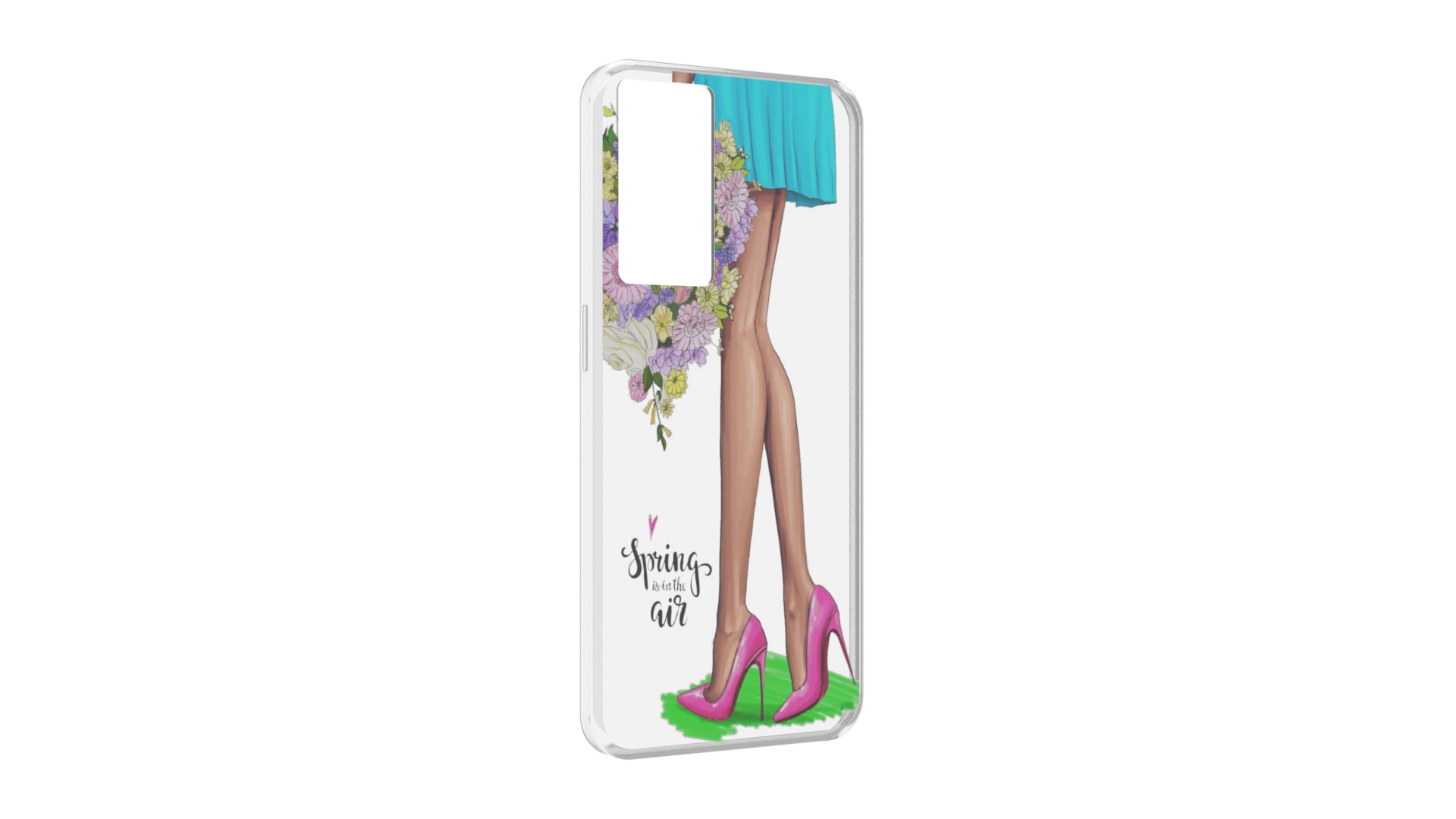 

Чехол MyPads Весна-в-воздухе женский для OPPO A96 5G / Reno7 Lite / Reno 7Z / F12 Pro 5G, Прозрачный, Tocco