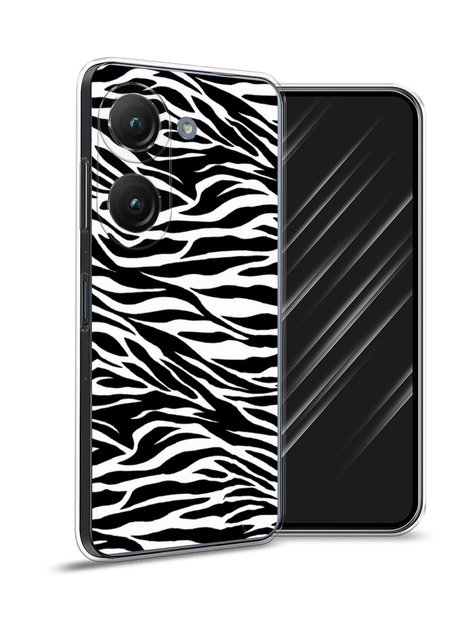 

Чехол Awog на Asus ZenFone 9 "Принт зебра", Белый;серый;черный, 44950-7