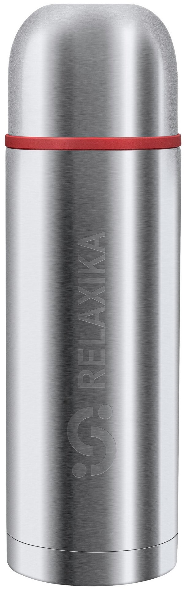 Термос Relaxika 102 1,2 литра, 2 чашки, стальной