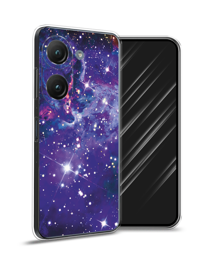 

Чехол Awog на Asus ZenFone 9 "Яркая галактика", Фиолетовый, 44950-4