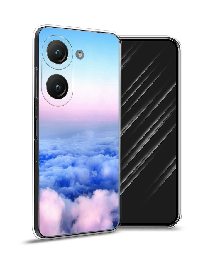 

Чехол Awog на Asus ZenFone 9 "Облака", Голубой;розовый;бирюзовый, 44950-4