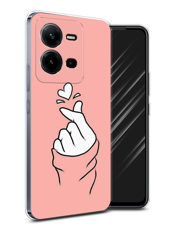 

Чехол Awog на Vivo V25 / Виво V25 "Любовь-щелк", Оранжевый