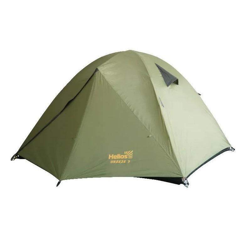 фото Палатка для пеших походов, охоты и рыбалки helios breeze-3 (зеленый)