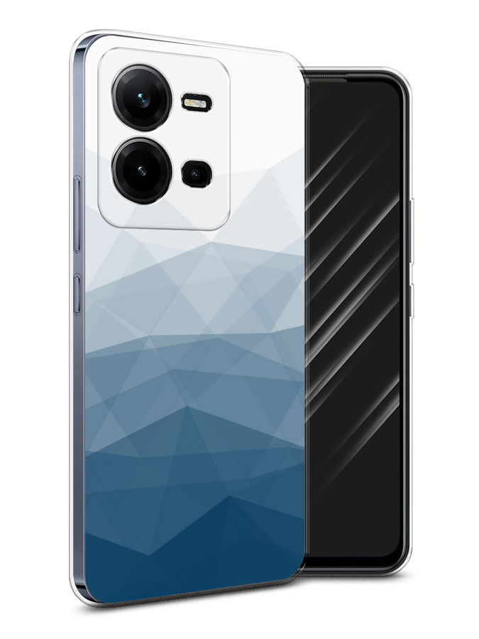 

Чехол Awog на Vivo V25 / Виво V25 "Абстракция небо", Синий;голубой;белый