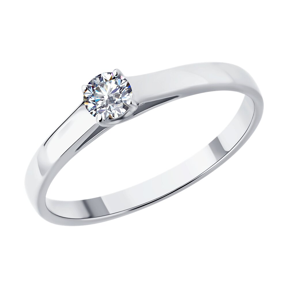 

Кольцо из золота р. 16 SOKOLOV 1012744-3, бриллиант, 1012744-3