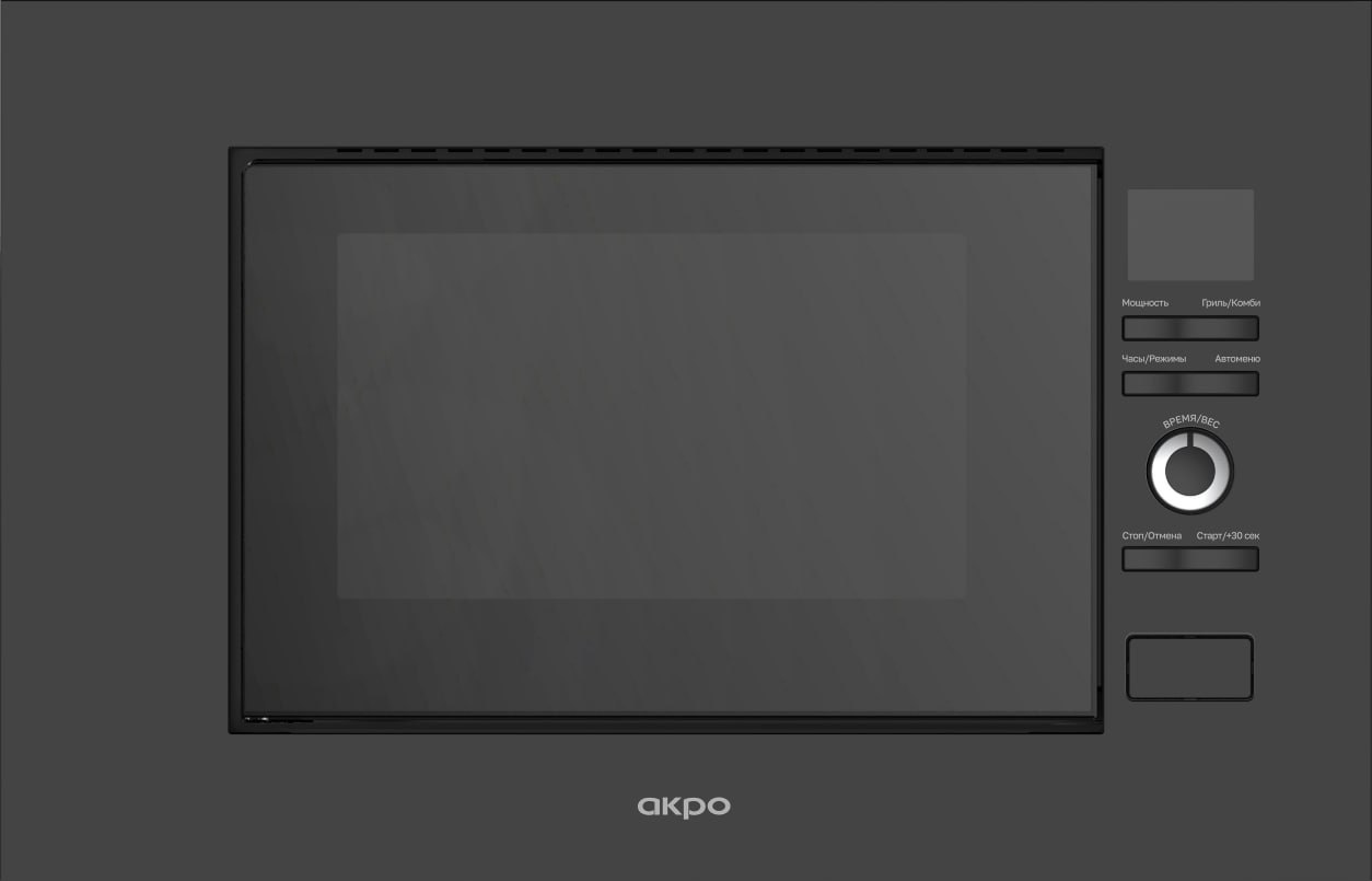 

Встраиваемая микроволновая печь AKPO MEA 72008 GDMP черный, MEA 72008 GDMP