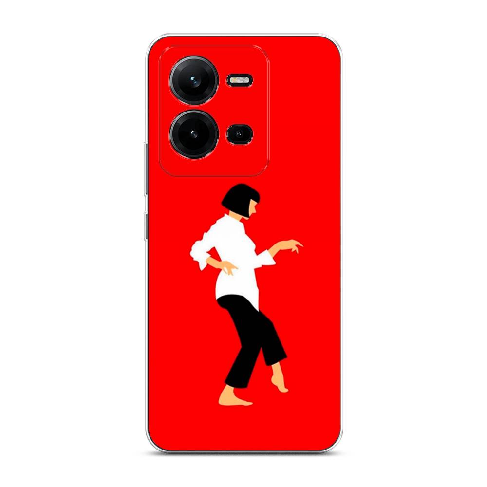 

Чехол Awog на Vivo V25 / Виво V25 "Криминальное чтиво 1", Красный;белый;черный