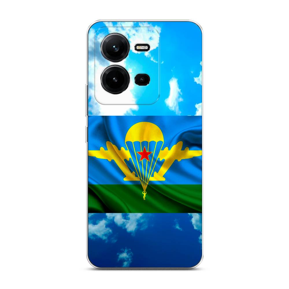 

Чехол Awog на Vivo V25 / Виво V25 "ВДВ флаг в небесах", Синий;зеленый;желтый
