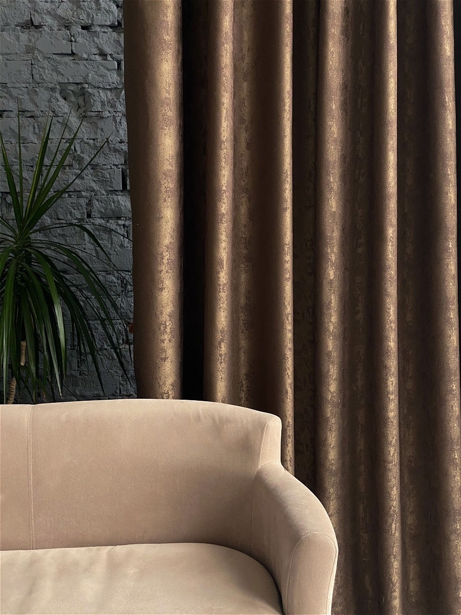 

Шторы About Home Мрамор 300x260 Brown 2 шт., Мрамор