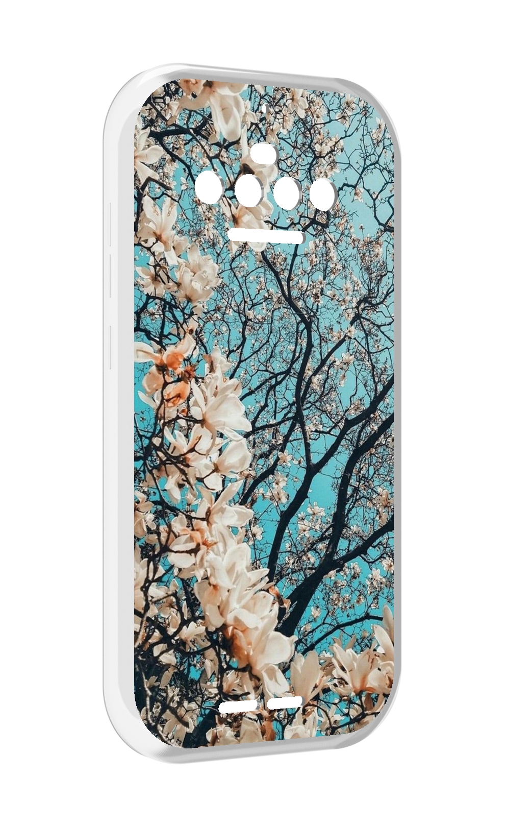 

Чехол MyPads дерево-с-цветочками для Oukitel F150 R2022, Прозрачный, Tocco